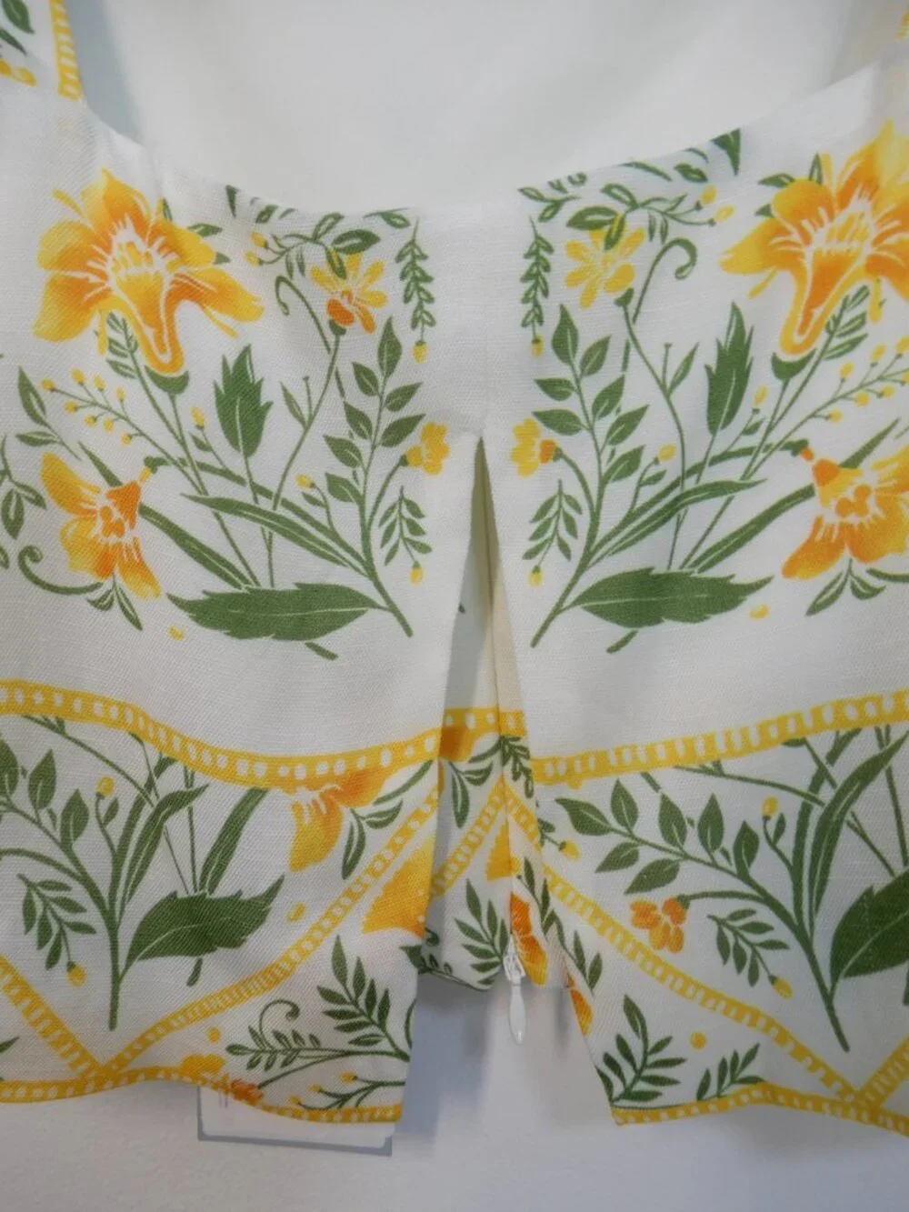 ANTONIO MELANI Style by Simkins Lindsey TOP SHORT Set 10 Printed Linen Blend NEW